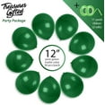 thumbnail image 2 of Matte Dark Green Balloons - 12 Inch Latex Balloons - 36 Pack, 2 of 8