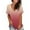 Red, variant on Yubnlvae Tie-Dye V-Neck Tee - 2024 Summer Gradient Print Casual Top (Trendy Textured Fabric | Tummy Control | Multiple Colors) (Black | L)