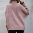 thumbnail image 4 of Lilgiuy Fall Fashion Women Casual Comfortable Long Sleeve Turtleneck Sweater for Party Club Birthday, 4 of 5