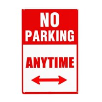 No Parking Sign Metal Sign No Parking Yard Sign Private Property Yard Sign Wall Decor for Home 8x12 Inch