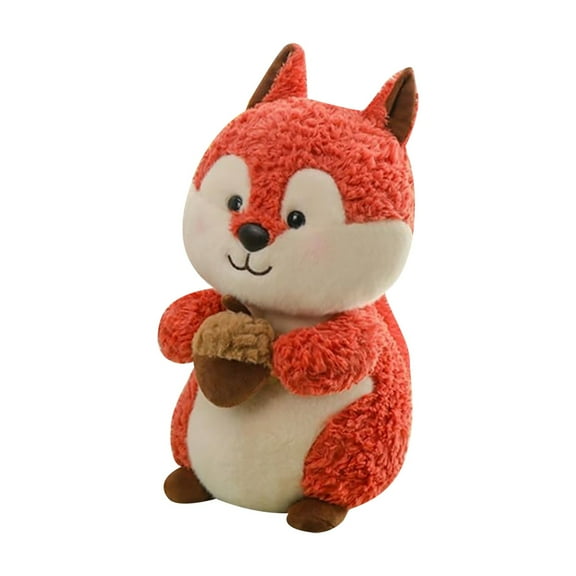 HJJLRH Squirrel Plush Toy - Plushie Stuffed Animal - Hug and Cuddle with Squishy Soft Fabric and Stuffing for Boys and Girls, Home Decor