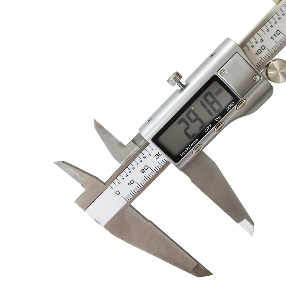 Digital Display Electronic Vernier Caliper 12" Stainless Steel Measuring Tool 300mm