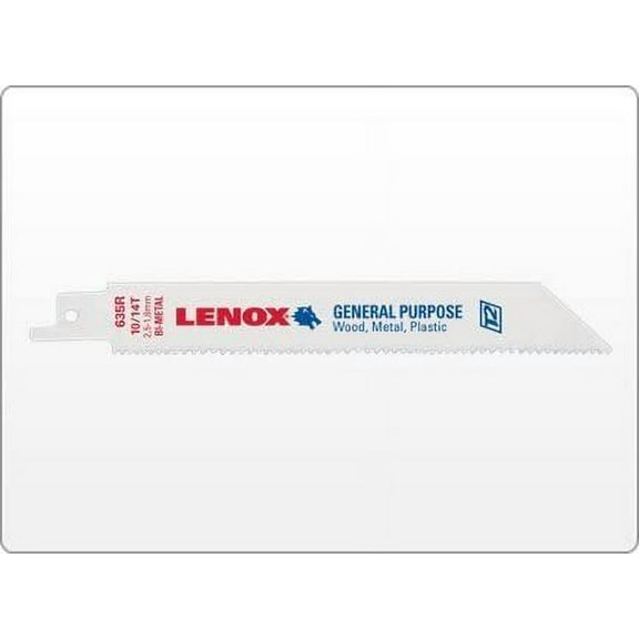 Lenox 20580-810R 8" 10 TPI Bi-Metal Gen. Purpose Reciprocating Saw Blade