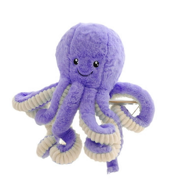 LOVEVER Octopus Plush 18cm Snuggly Octopus Small Stuffed Animals Soft Filling Playful Design Octopus Orange