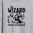 thumbnail image 3 of The Wizard of Oz - The Wizard Will Fix Everything - Men's Long Sleeve T-Shirt, 3 of 5