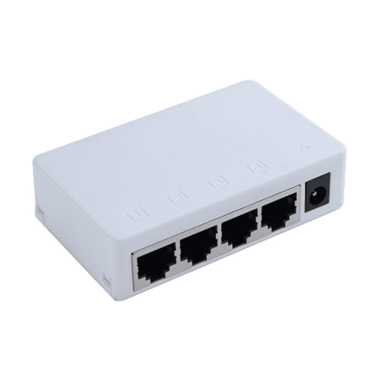 10X 4 Port POE Extender 100Mbps 1 in 4 Out 250 Meters Network Switch Repeater IEEE802.3af/At,10 x 4 Port POE Extender,White