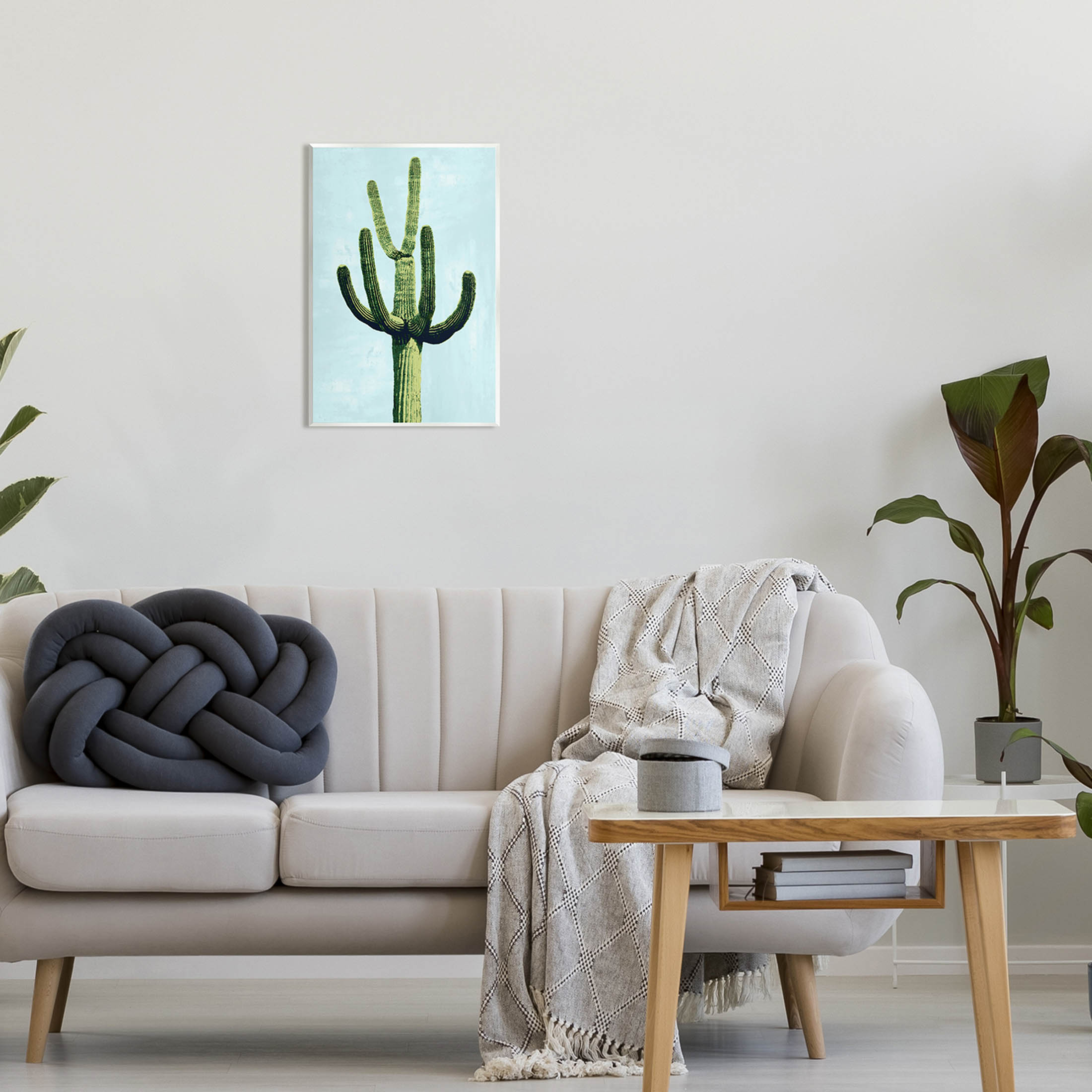 Cactus Plant Arid Vegetation Botanical & Floral Graphic Art Unframed Art Print Wall Art