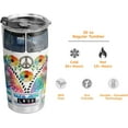 thumbnail image 5 of 20oz Gifts for Women, Men, Valentines Day Gifts for Her, Him, Inspirational Gifts for Friends, Peace Travel Camper Van, Tie Dye Hippie Van Tumbler Cup, Insulated Travel Coffee Mug with Lid, 5 of 6