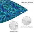 thumbnail image 3 of Pofeuu Snake Print Double-sided plush pillowcase Square Throw Pillow Covers Pillows Cover for Living Room Bedroom Sofa Couch Cushion Cover（No pillow core）-22"x22", 3 of 7