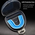 thumbnail image 4 of Protector bucal deportivo para adultos y jóvenes con estuche, protector bucal moldeable y delgado para boxeo, MMA, rugby, artes marciales, judo, kárate, hockey y todos los deportes de contacto, 4 of 5