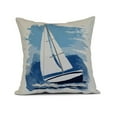 thumbnail image 2 of Simply Daisy, Sailing the Seas, Geometric Print Pillow, 2 of 2