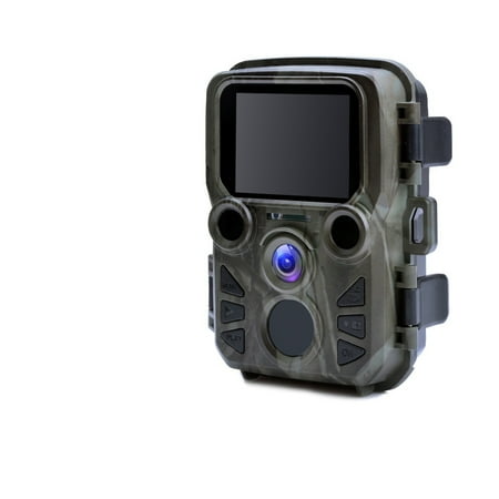 Trail Camera Mini Trail Game Camera Night Vision 1080P 12MP Waterproof Camera Outdoor Wild Photo Traps With IR LEDS Range Up To 65ft Ultra-clear