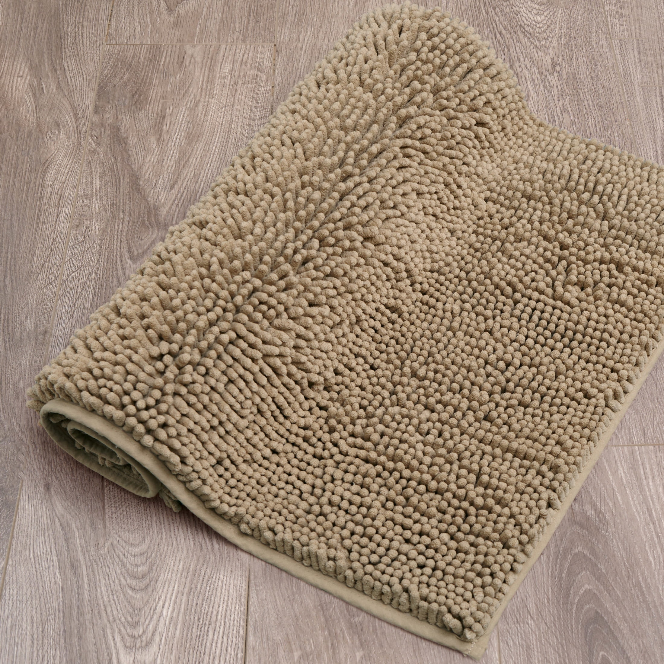 Resort Collection Chenille Plush Loop Bath Mats