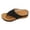 Black, variant on Flip Flops for Women Thong Wedge Sandals Open Toe Boho Platform Mules Summer Beach Shoes Vacation Travel Heels White Size 7.5