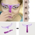 thumbnail image 2 of CHUANK 8pc Eyebrow Shaping Template Kit with Handle - Grooming Card for Defined and Perfectly Shaped Brows - Reusable, 2 of 6