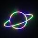 thumbnail image 4 of Letreros de neón Planet, letrero de neón LED para pared, luces de neón colgantes Planet, lámpara Planet Multicolor, 4 of 9