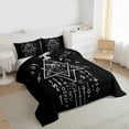 thumbnail image 2 of Manfei Western Fantasy Queen Comforter Set,Rustic Eagle Bedding Sets,White Black Bedding Comforter Set For Boys,Super Cozy Room Decor Reversible,3 Pieces, 2 of 7