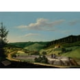 thumbnail image 2 of Jozef Czauczik 14x11 Gold Ornate Wood Frame and Double Matted Museum Art Print Titled - A View of Rochus's Tunnel in Rudnany (1820-1825), 2 of 4