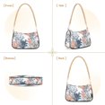 thumbnail image 7 of FORMRS Womens Shoulder Bag with Chain Strap Clutch Purse Cute Tote Handbag, White Sea Plants, 7 of 7