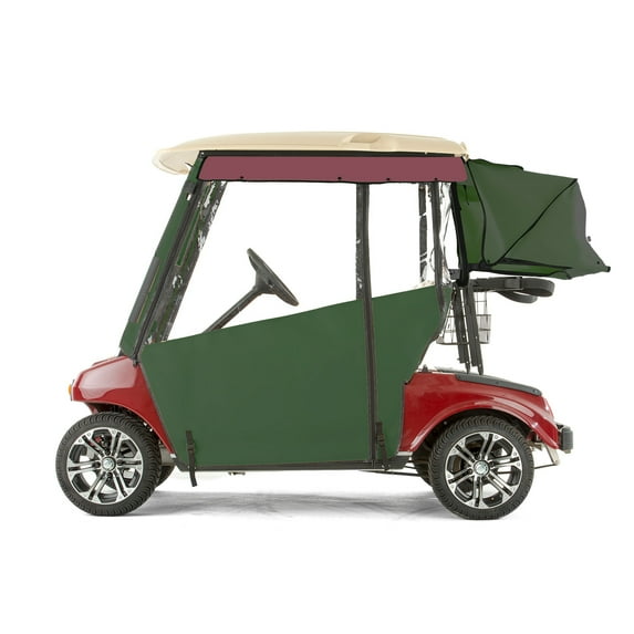 Club Car DS Golf Cart PRO-TOURING Sunbrella Track Enclosure - Green