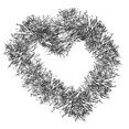 thumbnail image 1 of Juego de 10 guirnaldas brillantes para decorar árboles de Navidad, de 2 m de largo, para bodas, cumpleaños y fiestas, color plateado, 1 of 4