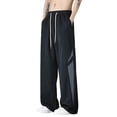 thumbnail image 2 of Elvqul Mens Pants Big and Tall Drawstring Joggers for Men Sports Elastic Waist Pants with Pockets Outdoor Casual Solid Pull On, 2 of 8