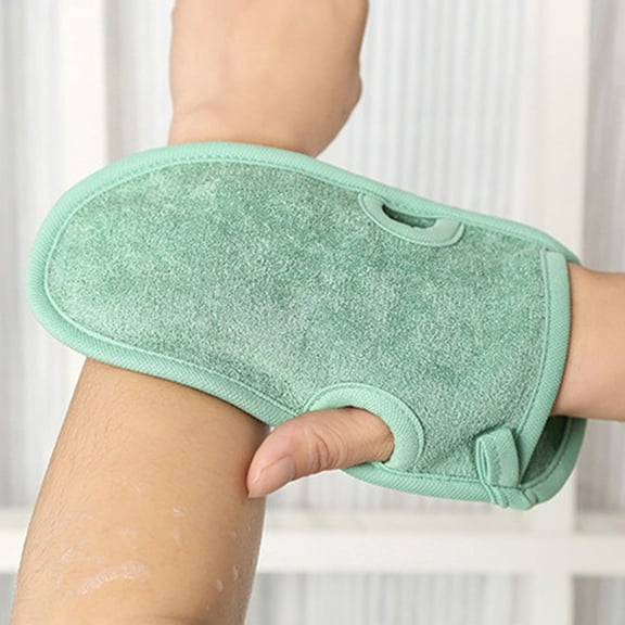Exfoliating Glove Exfoliating Mitt Exfoliating Body Scrubber Best Dead Skin Remover for Body Exfoliator Glove - Deep Exfoliating Gloves for Bath Shower Glove Spa and Body Scrub Exfoliator