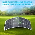 thumbnail image 5 of 100W 18V Flexible Solar Panel Monocrystalline,DFITO Semi-Flexible ETFE Lightweight with MC4 for RV Marine Boat Camper Van Trailer Off-Grid Power,1Pack, 5 of 8