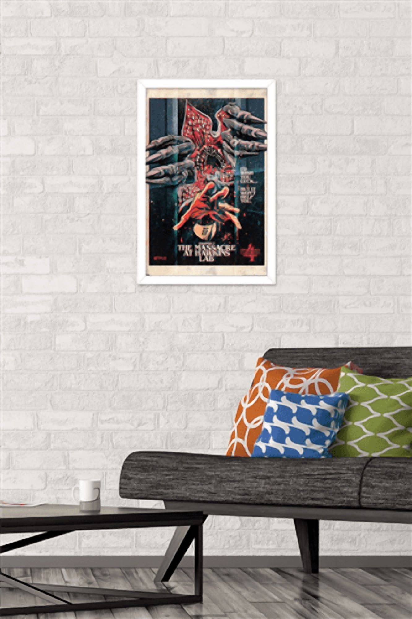 Netflix Stranger Things: Season 4 - Massacre Wall Poster, 14.725" x 22.375" Framed