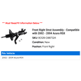 thumbnail image 2 of Front Right Strut Assembly - Compatible with 2002 - 2004 Acura RSX 2003, 2 of 2