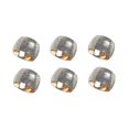 thumbnail image 2 of 6pcs Gold Metal Napkin Rings - Elegant Wedding Napkin Holder Rings, Perfect for Table Decor, Celebrations, Parties, 2 of 5