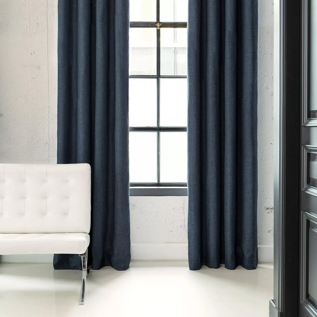 Bouclair Rideau Occultant Darja Bleu 54x96 Po (137x244 cm)