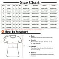 thumbnail image 3 of SnZhen 3/4 Length Sleeve Womens Tops Women's Fashion Printed T-shirt 3/4 Sleeves Blouse Round Neck Casual Tops, 3 of 4