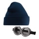 thumbnail image 1 of Gorros unisex, gorras, sombreros con gafas para hombre y mujer, conjuntos de ropa, gorra, 1 of 3