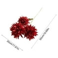 thumbnail image 3 of Piwvid Artificial Dahlia Flowers Fall Fake Flower Silk Flowers with Long Stem Floral Arrangements Bouquets Autumn Faux Dahlias Flowers for DIY Wedding Party Centerpieces Home Decor, 3 of 4