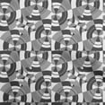 thumbnail image 1 of oneOone Viscose Chiffon Gray Fabric Geometrical Sewing Craft Projects Fabric Prints By Yard 42 Inch Wide, 1 of 4