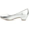 thumbnail image 3 of Journee Womens Saar Comfort Insole Round Toe Block Heel Pumps, Widths Available, 3 of 10