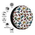 thumbnail image 5 of Rv Spare Tire Cover 14 inch - colorful butterfly_B Tire Covers for Trailers, Adjustable Camper Spare Tire Cover, 5 of 7