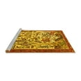 thumbnail image 2 of Ahgly Company Machine Washable Indoor Rectangle Animal Yellow Traditional Area Rugs, 4' x 6', 2 of 4