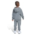 thumbnail image 2 of Boys 4-7 Adidas Minimal Logo Fleece Pullover Set Color: Gray Size: 5, 2 of 4