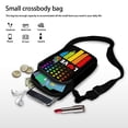 thumbnail image 7 of HELLHERO Spider Web Leakproof Adjustable Shoulder Strap Crossbody Bag Double Deck for Casual Use, 7 of 7