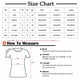 thumbnail image 3 of Fiudx Ofertas Flash Del Día Solo En Línea Moda Mujer Casual Cuello Redondo Impresión Blusa Manga Corta Camiseta Verano Tops, 3 of 4