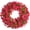 Rose Red, variant on 20 Inch Spring Summer Wreaths for Front Door, Artificial Flowers Violet Silk Floral Wreaths with Fake Plants Green Eucalyptus Leaves for Outdoors Farmhouse Wall Wedding Porch Home Decor Purple