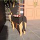 thumbnail image 4 of Maceta decorativa de madera con diseño de perro pastor alemán, ideal para jardines, patios o interiores, hecha a mano y detallada, perfecta para amantes de los animales., 4 of 5