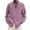 Pink, variant on Men's Cotton Linen Shirt Casual Button Down Shirt Long Sleeve Dress Shirts Summer Plain Beach Shirt