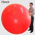 thumbnail image 2 of (Red)72 Inch Huge Balloons Giant Latex Performance Decor Balloon Party Celebration Festival Decorations Christmas Wedding Decor, 2 of 4