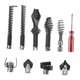 thumbnail image 4 of Juego de 10 cabezales de corte combinados para desatascadores de desagües, accesorio de serpiente, robusto y eficiente, para máquinas de limpieza de, 4 of 8