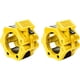 thumbnail image 1 of Par de abrazaderas olímpicas para barra, tuerca de retención de 50 mm, abrazaderas para barra, bloqueo de trinquete de seguridad para entrenamientos profesionales, amarillo Sailing  Electrónica, 1 of 5