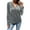 Gray Velvet Tops for Women, variant on Velvet Tops for Women Dressy Casual Half Zip Blouses Elegant Solid Long Sleeve Shirts for Business Work Office Green L
