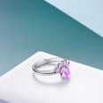 thumbnail image 3 of Anillo para Mujer Baño en Plata 925 de Gato Huella Ajustable Rosa - Regalos para mujer - Incluye caja para regalo GOLD SHIELD GOLD SHIELD - Anillo Gato Ajustable, 3 of 7